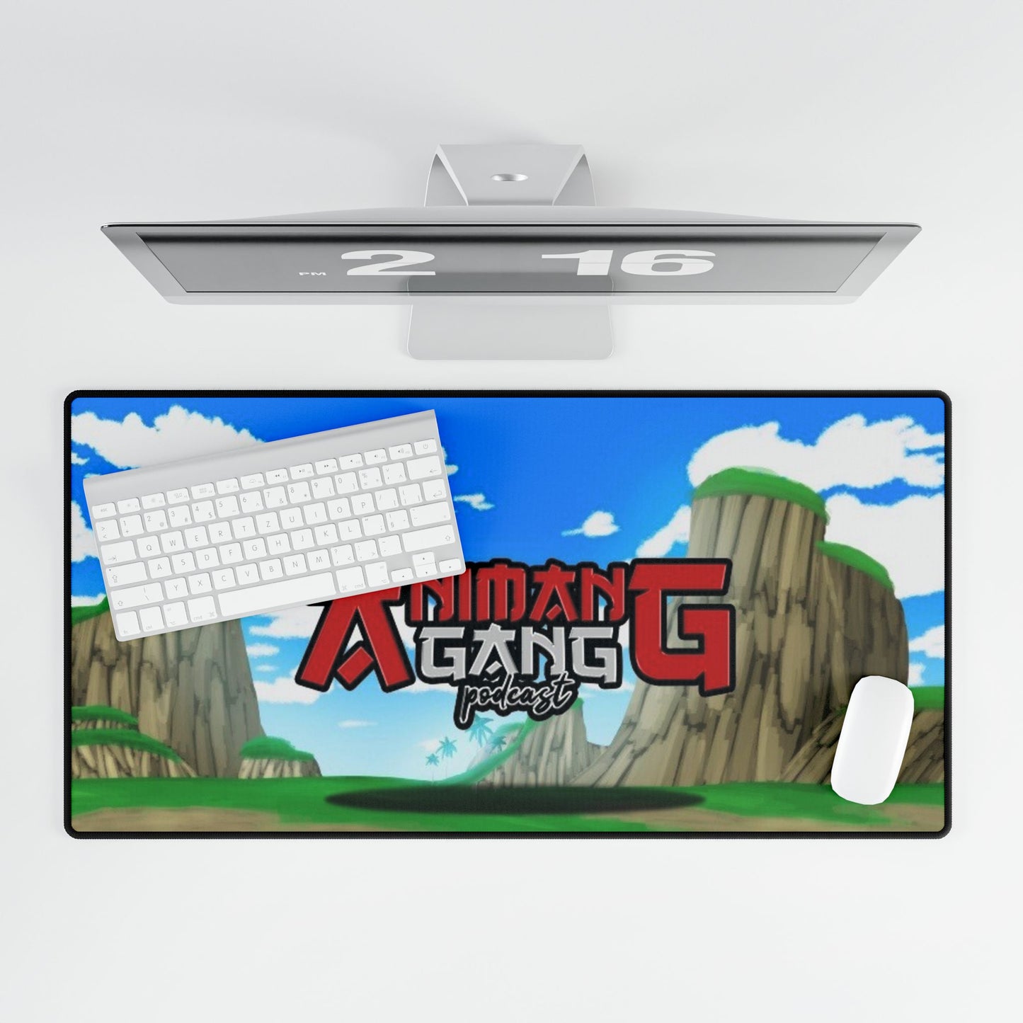 Animang Gang Desk Mat | Custom Mouse Pad | Desk Accessories | Unique Gift for Streamers | Home Office Decor