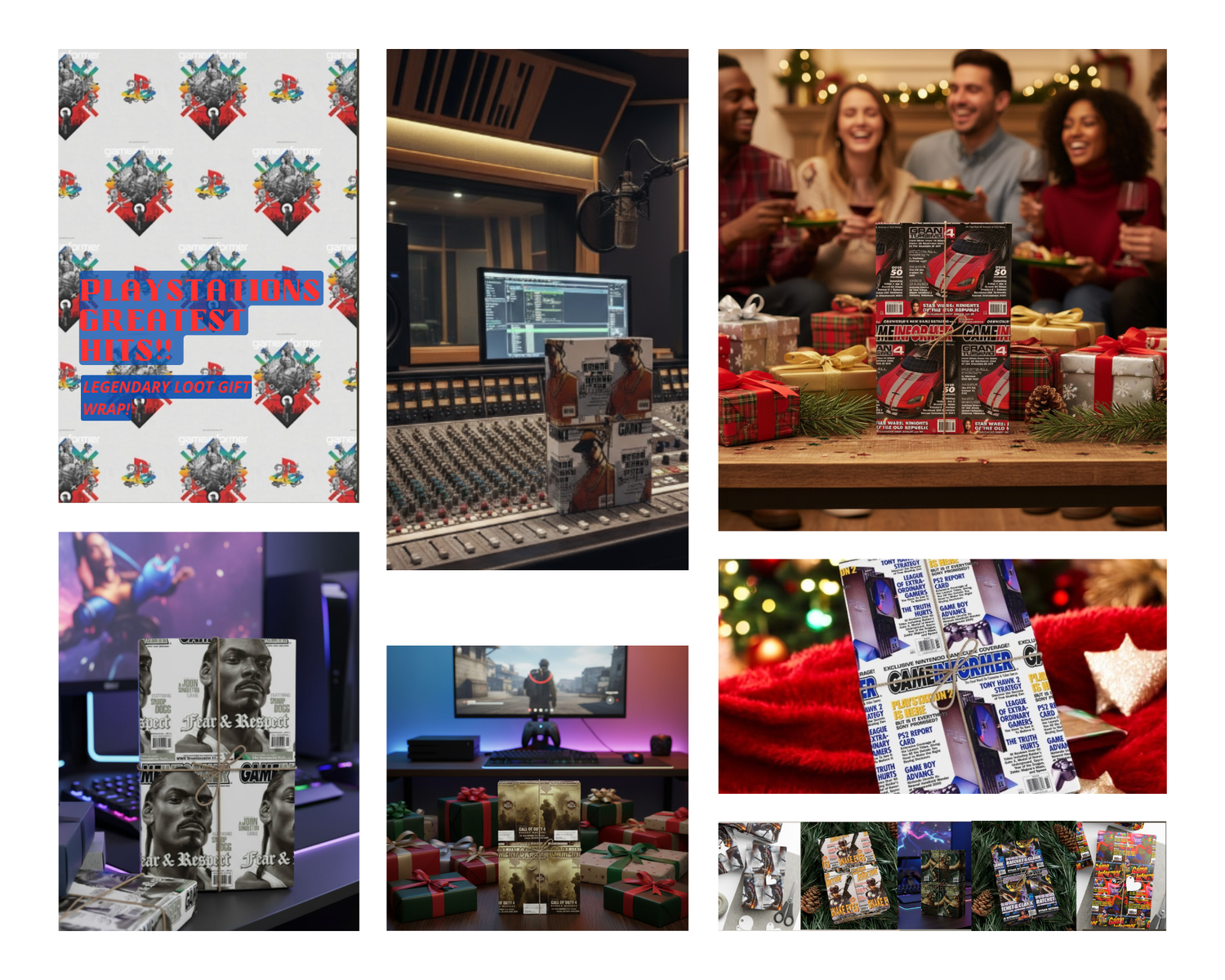 Legendary Gift Wrap! PlayStation Greatest Hits!