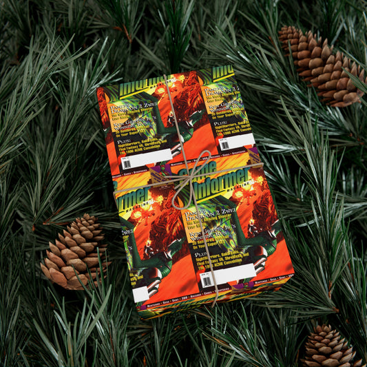 Game Informer 1996 Issue #37 "Panzer Dragoon 2" Gift Wrapping Paper