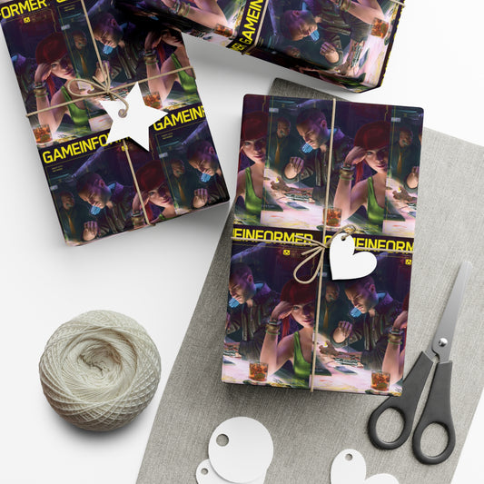 Game Informer 2020 Issue #327 "Cyberpunk" Gift Wrapping Paper
