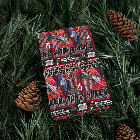 Game Informer 2003 Issue #122 "Spider-Man 2" Gift Wrapping Paper