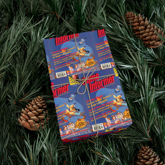 Game Informer 1993 Issue #13 "Aladin Sega Genesis" Gift Wrapping Paper