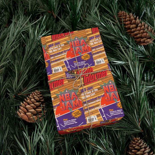 Game Informer 1994 Issue #14 "NBA JAM" Gift Wrapping Paper