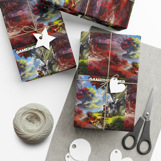 Game Informer 2022 Issue #342 "Forbidden West" Gift Wrapping Paper Full