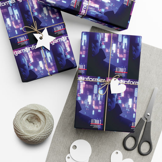 Game Informer 2021 Issue #332 "Hitman" Gift Wrapping Paper