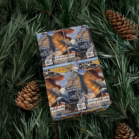 Game Informer 2001 Issue #96 "Baldurs Gate" Gift Wrapping Paper