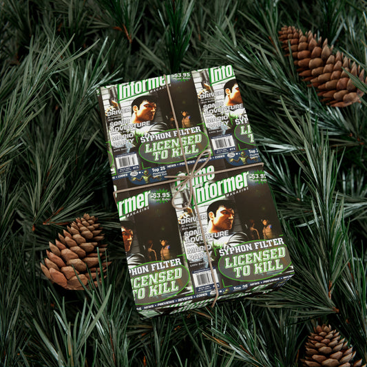 Game Informer 1999 Issue #71 "Syphon Filter" Gift Wrapping Paper