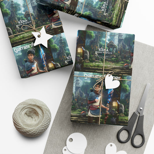 Game Informer 2020 Issue #329 "Kena" Gift Wrapping Paper Full