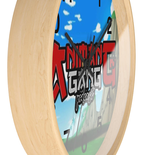 Anime Podcast Wall Clock, Unique Home Decor, Gift for Fans, Gaming Room Wall Art, Geeky Decor