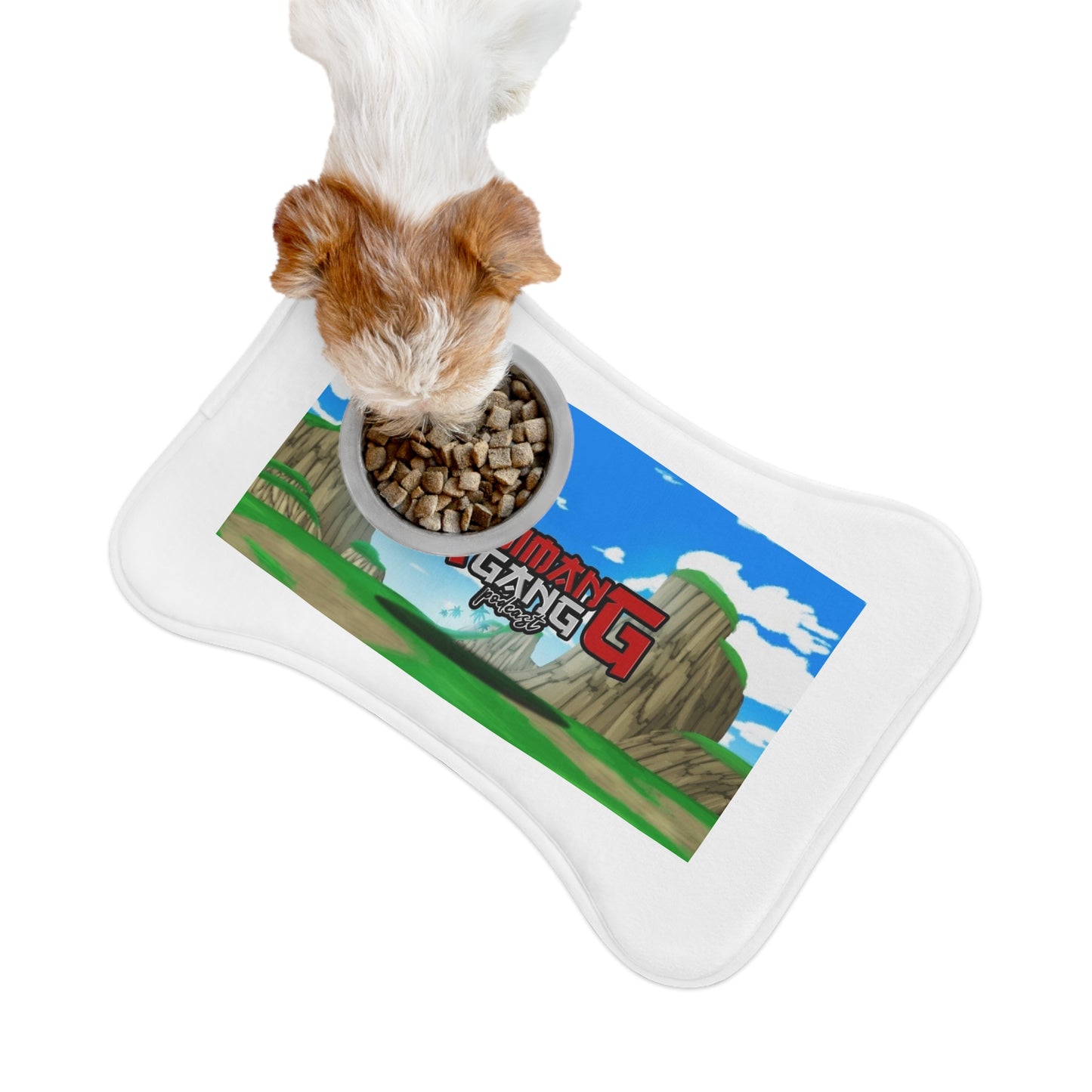 Animang Gang Pet Feeding Mat! Funny Dog Placemats, Customizable Pet Bowls, Unique Home Decor, Gifts for Pet Lovers