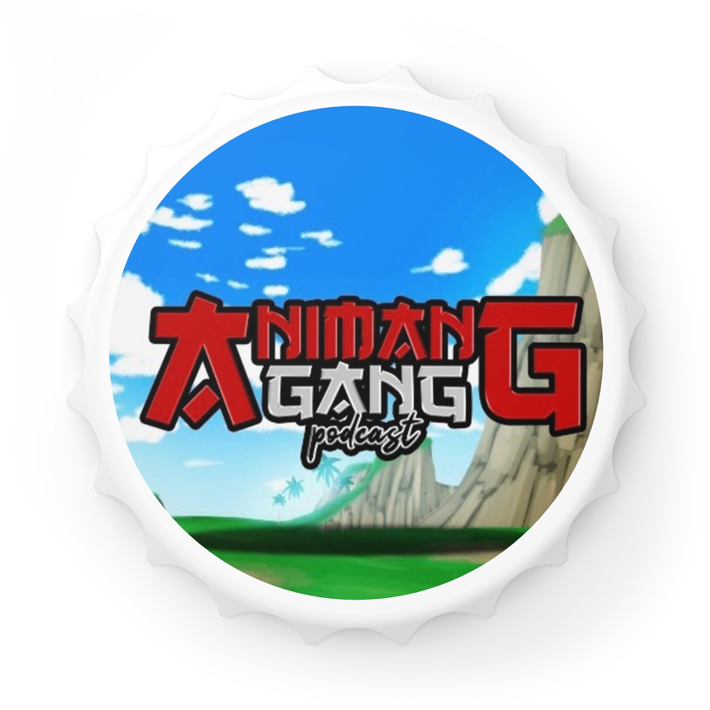 Animang Gang Bottle Opener! | Perfect Gift for Podcast Lovers, Unique Bar Tool, Fun Decor, Collectible Merchandise, Party Essential