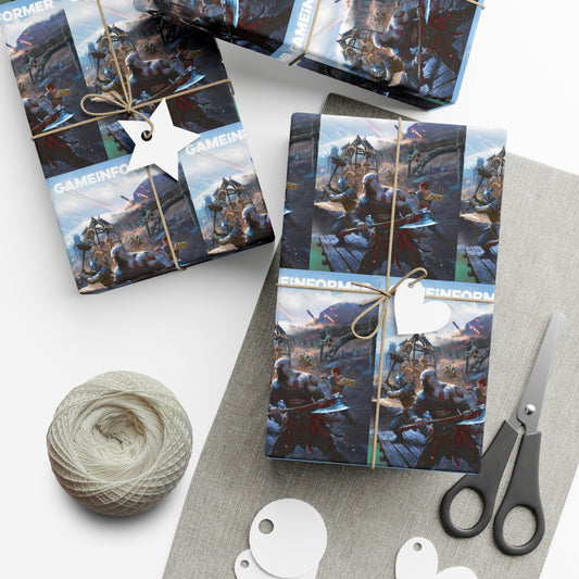 Game Informer 2022 Issue #349 "Ragnarok" Gift Wrapping Paper