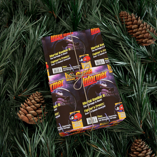 Game Informer 1994 Issue #18 "Mortal Kombat II" Gift Wrapping Paper
