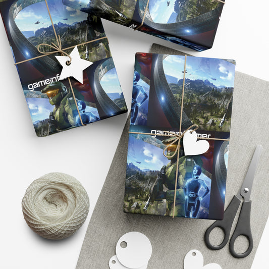 Game Informer 2021 Issue #341 "Halo Infinite" Gift Wrapping Paper Full