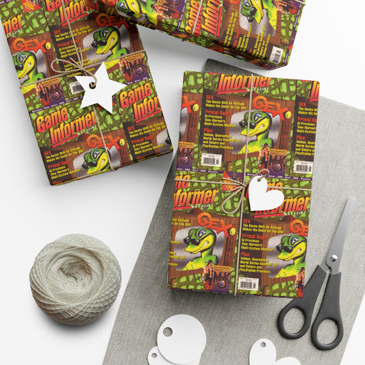 Game Informer 1995 Issue #25 "GEX" Gift Wrapping Paper