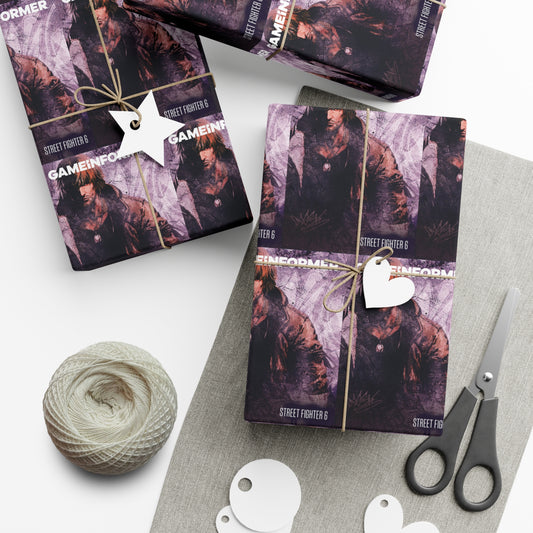 Game Informer 2022 Issue #351 "SF6" Gift Wrapping Paper