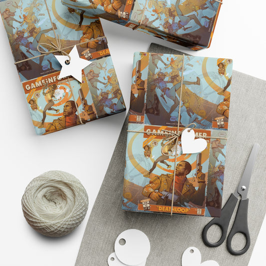 Game Informer 2021 Issue #334 "Deathloop" Gift Wrapping Paper Full