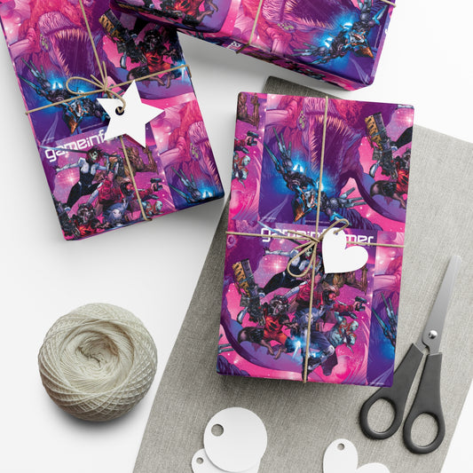 Game Informer 2021 Issue #337 "Guardians" Gift Wrapping Paper Full