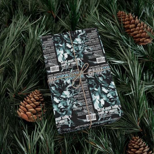 Game Informer 2001 Issue #94 "Metal Gear Solid 2" Gift Wrapping Paper