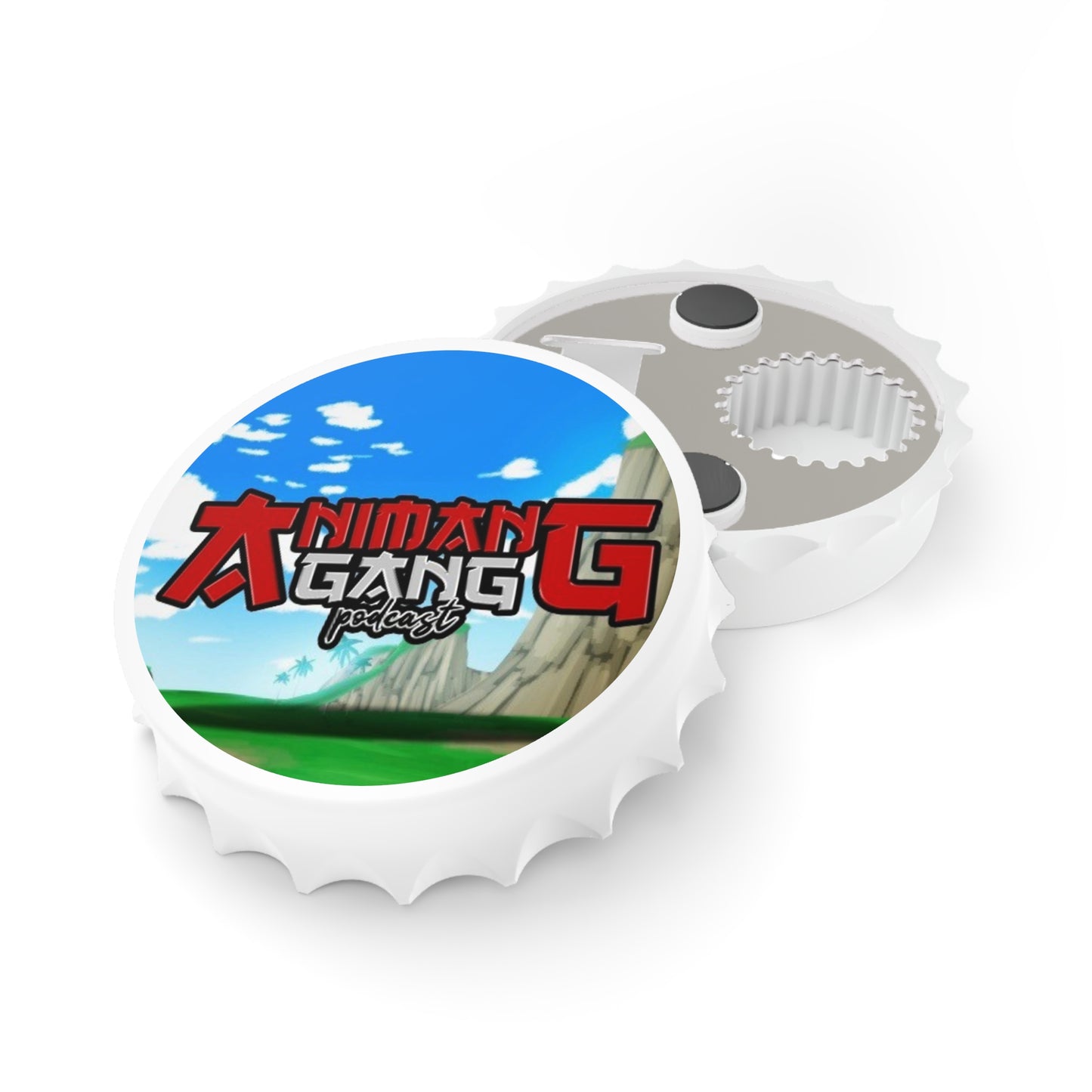 Animang Gang Bottle Opener! | Perfect Gift for Podcast Lovers, Unique Bar Tool, Fun Decor, Collectible Merchandise, Party Essential