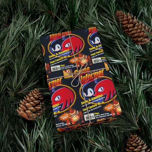 Game Informer 1994 Issue #19 "Sonic & Knuckles" Gift Wrapping Paper